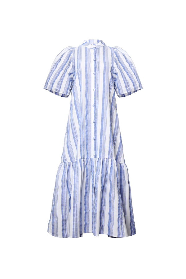 Vestido Riviera Urbana - Rayas Azul
