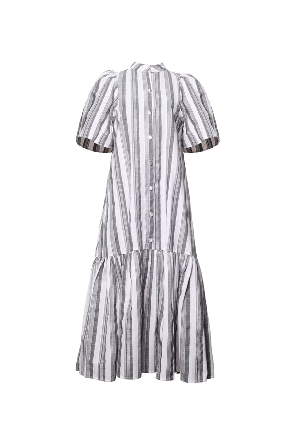 Vestido Riviera Urbana - Rayas Negro