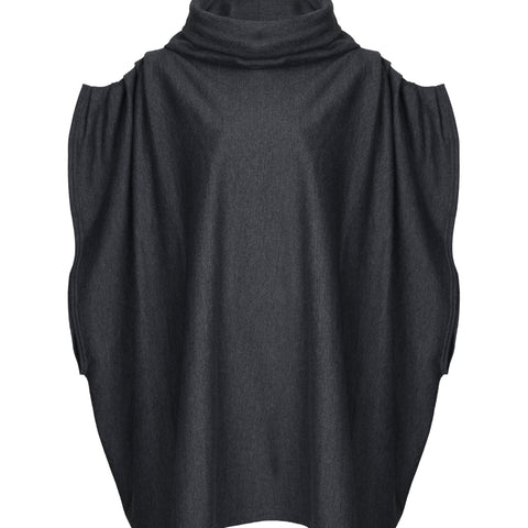 The New Poncho - Gris Oxford